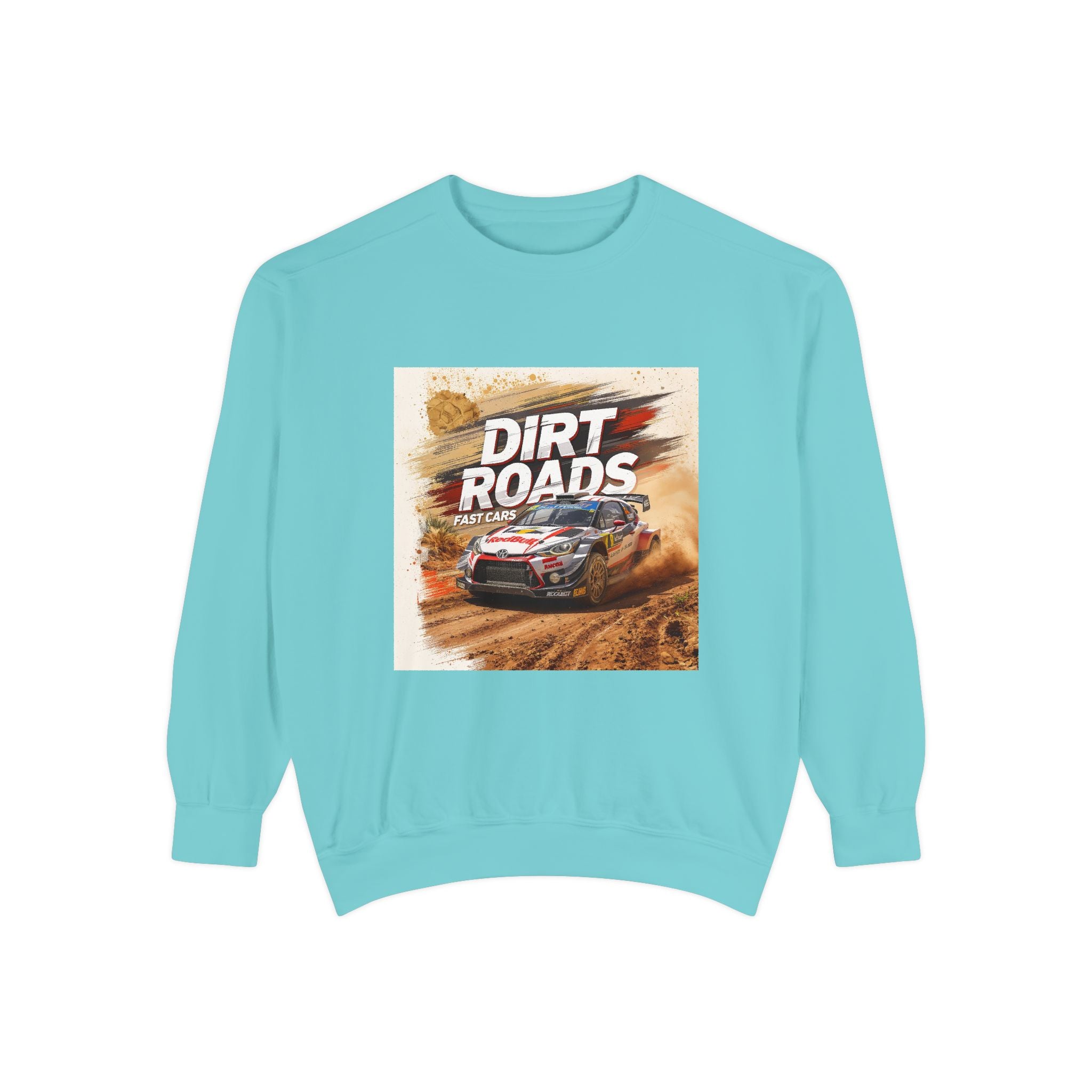Dirt Roads Rally Sweatshirt — Off-Road Racing Graphic Pullover