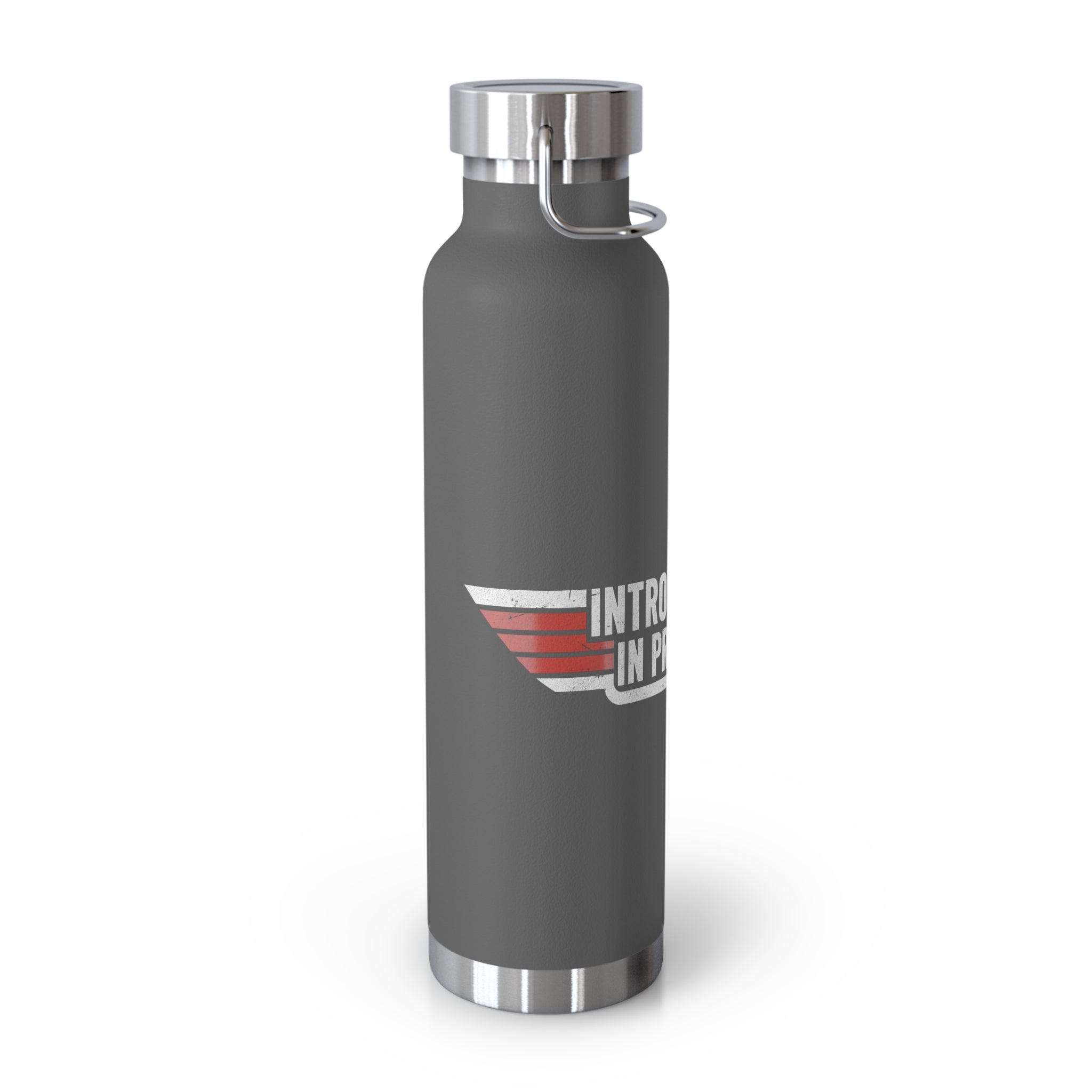 Introverting In Progress 22oz Vacuum Bottle — Copper Insulated Water Bottle