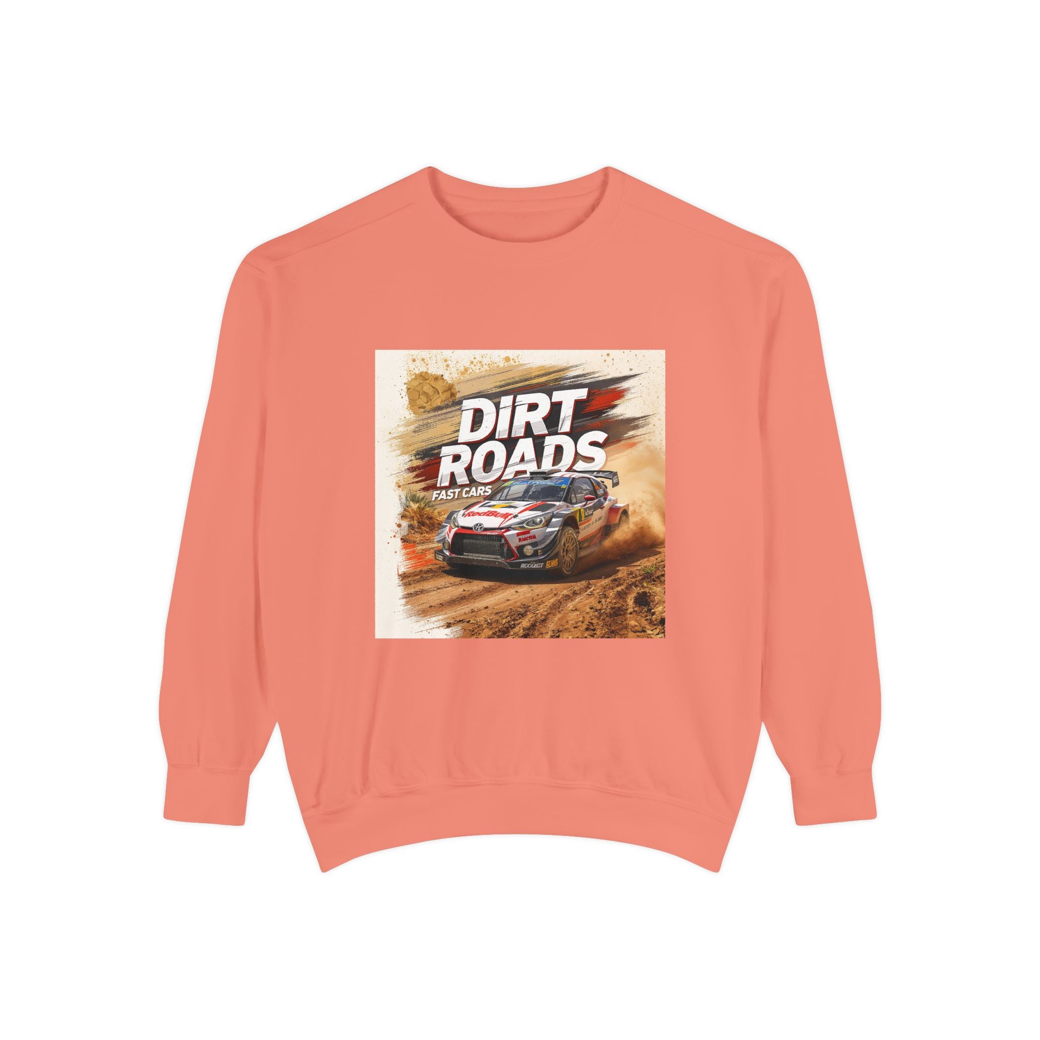 Dirt Roads Rally Sweatshirt — Off-Road Racing Graphic Pullover