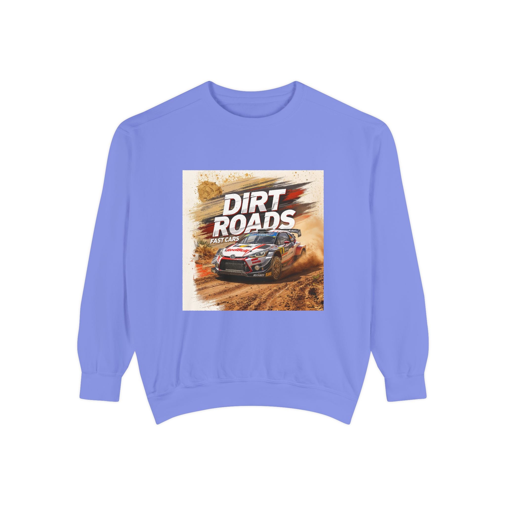 Dirt Roads Rally Sweatshirt — Off-Road Racing Graphic Pullover