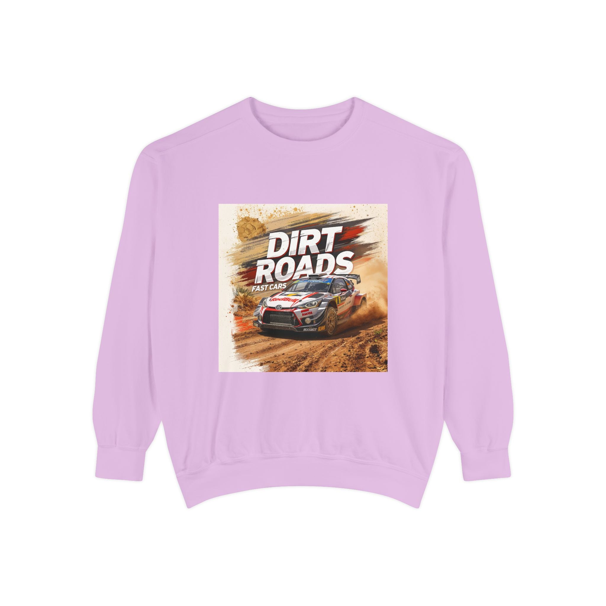Dirt Roads Rally Sweatshirt — Off-Road Racing Graphic Pullover